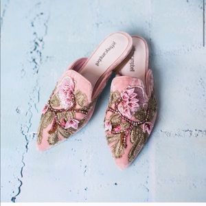 Jeffery Campbell embroidered mules